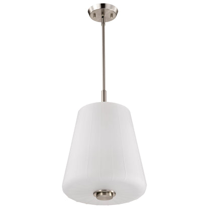 Nuvo 60-8228 Lune, 3 Light Pendant, Brushed Nickel Finish