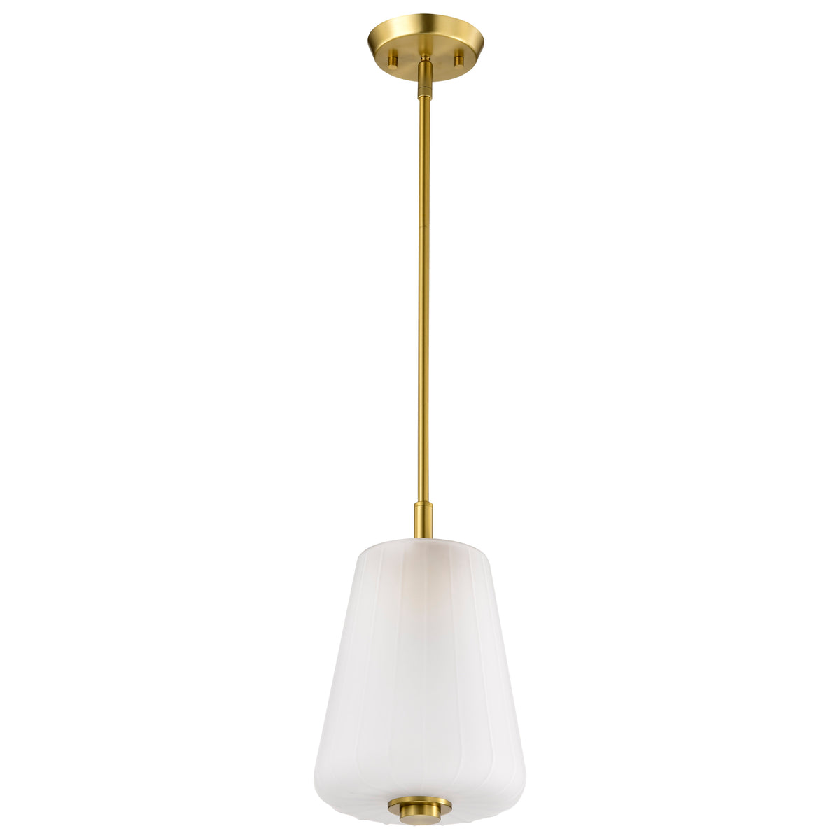 Nuvo 60-8237 Lune, Mini Pendant, Vintage Brass Finish