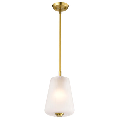 Nuvo 60-8237 Lune, Mini Pendant, Vintage Brass Finish