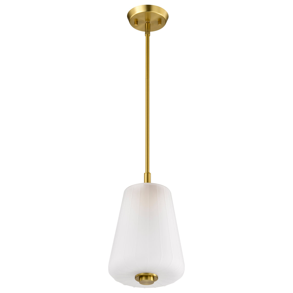 Nuvo 60-8237 Lune, Mini Pendant, Vintage Brass Finish