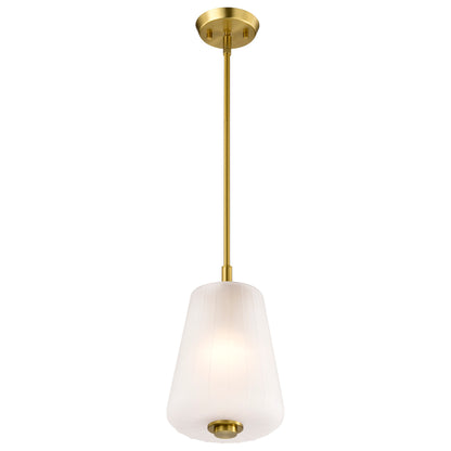 Nuvo 60-8237 Lune, Mini Pendant, Vintage Brass Finish