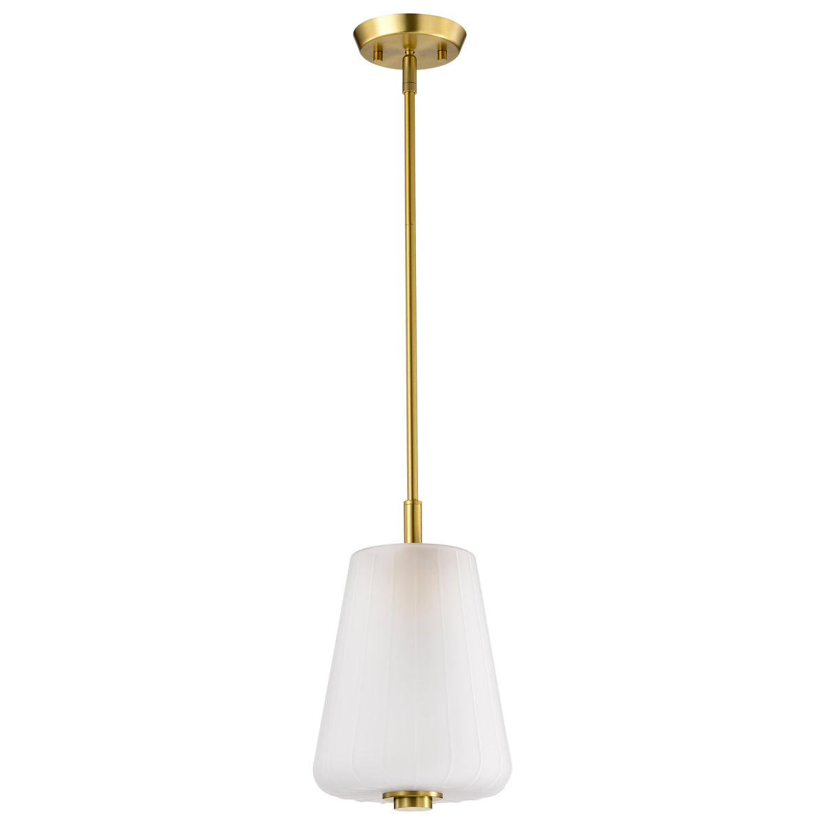 Nuvo 60-8237 Lune, Mini Pendant, Vintage Brass Finish