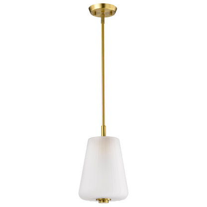 Nuvo 60-8237 Lune, Mini Pendant, Vintage Brass Finish