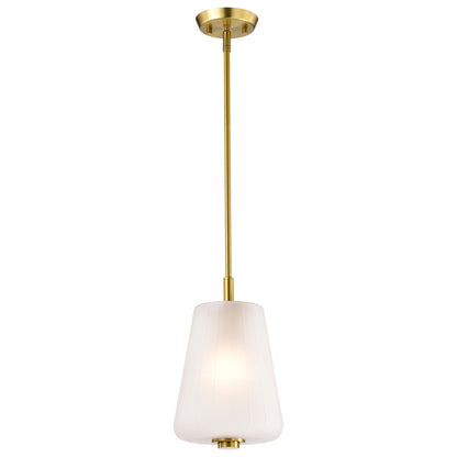 Nuvo 60-8237 Lune, Mini Pendant, Vintage Brass Finish