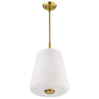 Nuvo 60-8238 Lune, 3 Light Pendant, Vintage Brass Finish