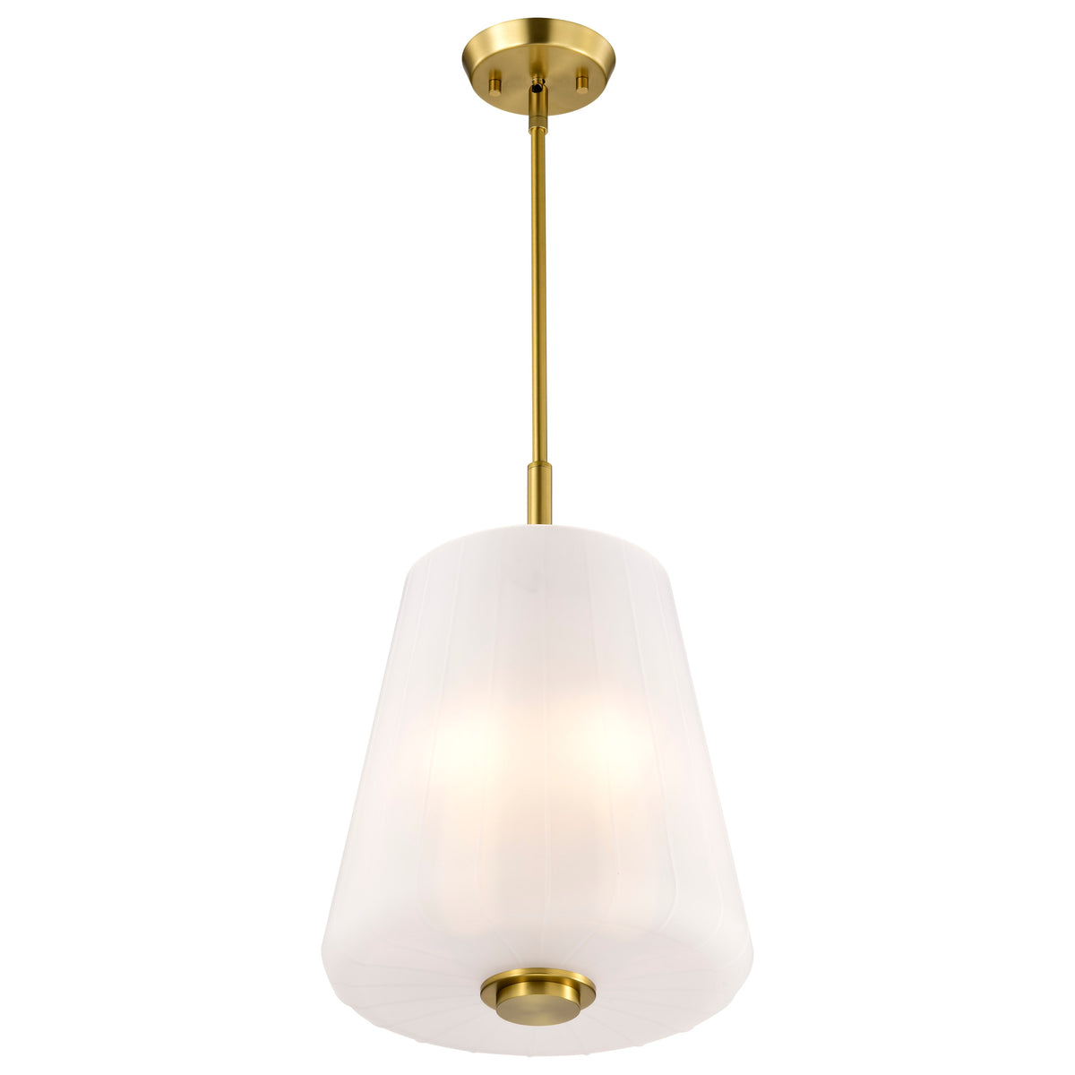 Nuvo 60-8238 Lune, 3 Light Pendant, Vintage Brass Finish