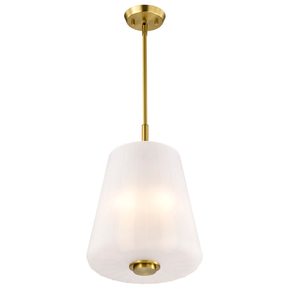 Nuvo 60-8238 Lune, 3 Light Pendant, Vintage Brass Finish