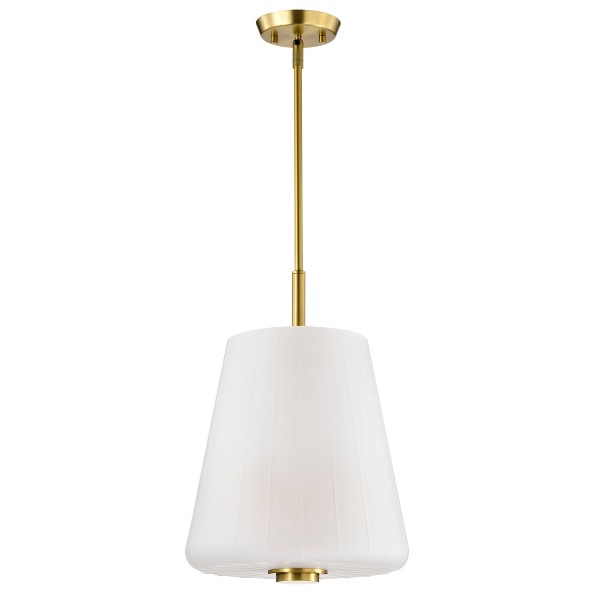 Nuvo 60-8238 Lune, 3 Light Pendant, Vintage Brass Finish