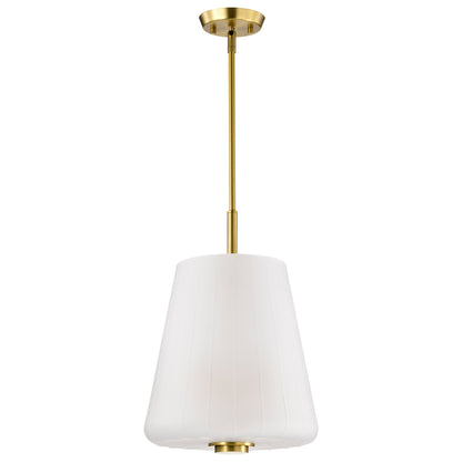 Nuvo 60-8238 Lune, 3 Light Pendant, Vintage Brass Finish