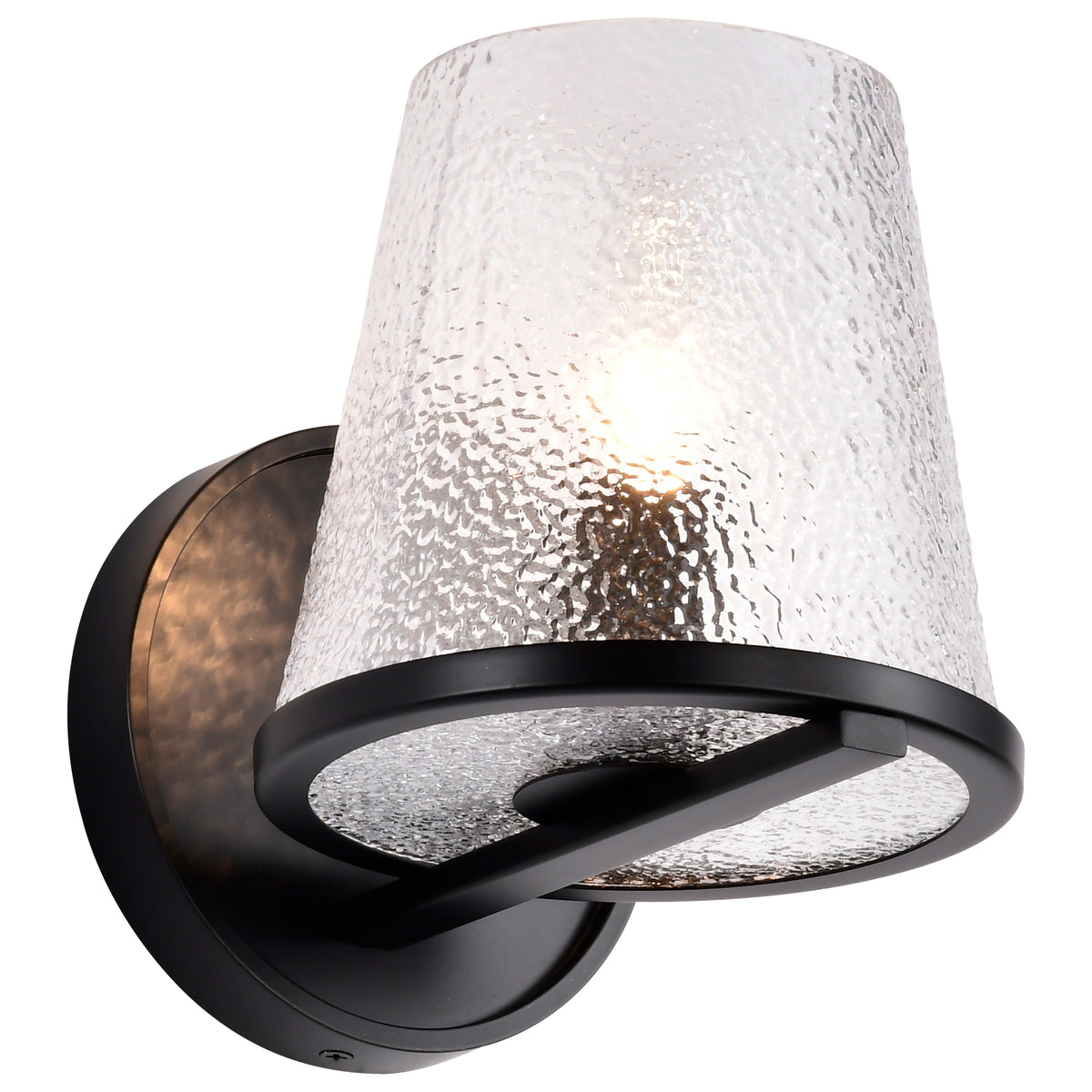 Nuvo 60-8251 Valentine, 1 Light Vanity, Black Finish