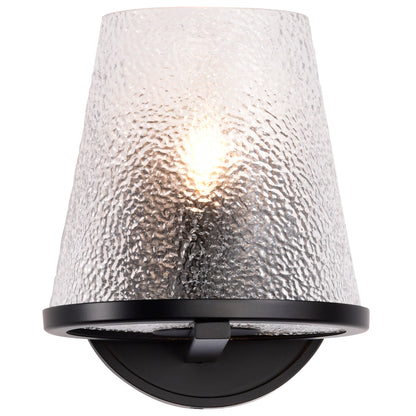 Nuvo 60-8251 Valentine, 1 Light Vanity, Black Finish