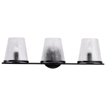 Nuvo 60-8253 Valentine, 3 Light Vanity, Black Finish