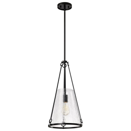 Nuvo 60-8256 Valentine, Medium Pendant, Black Finish