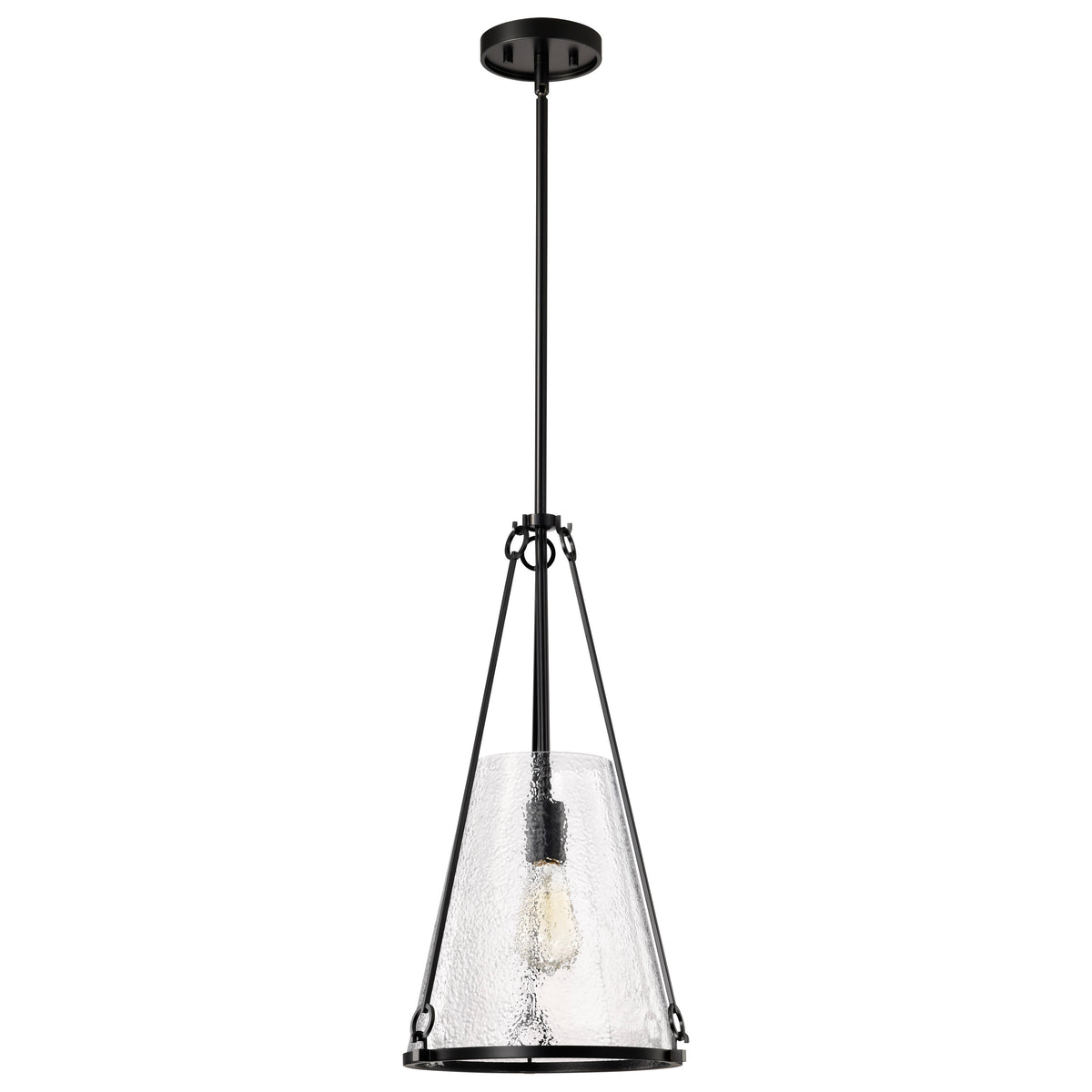 Nuvo 60-8256 Valentine, Medium Pendant, Black Finish