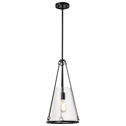 Nuvo 60-8256 Valentine, Medium Pendant, Black Finish