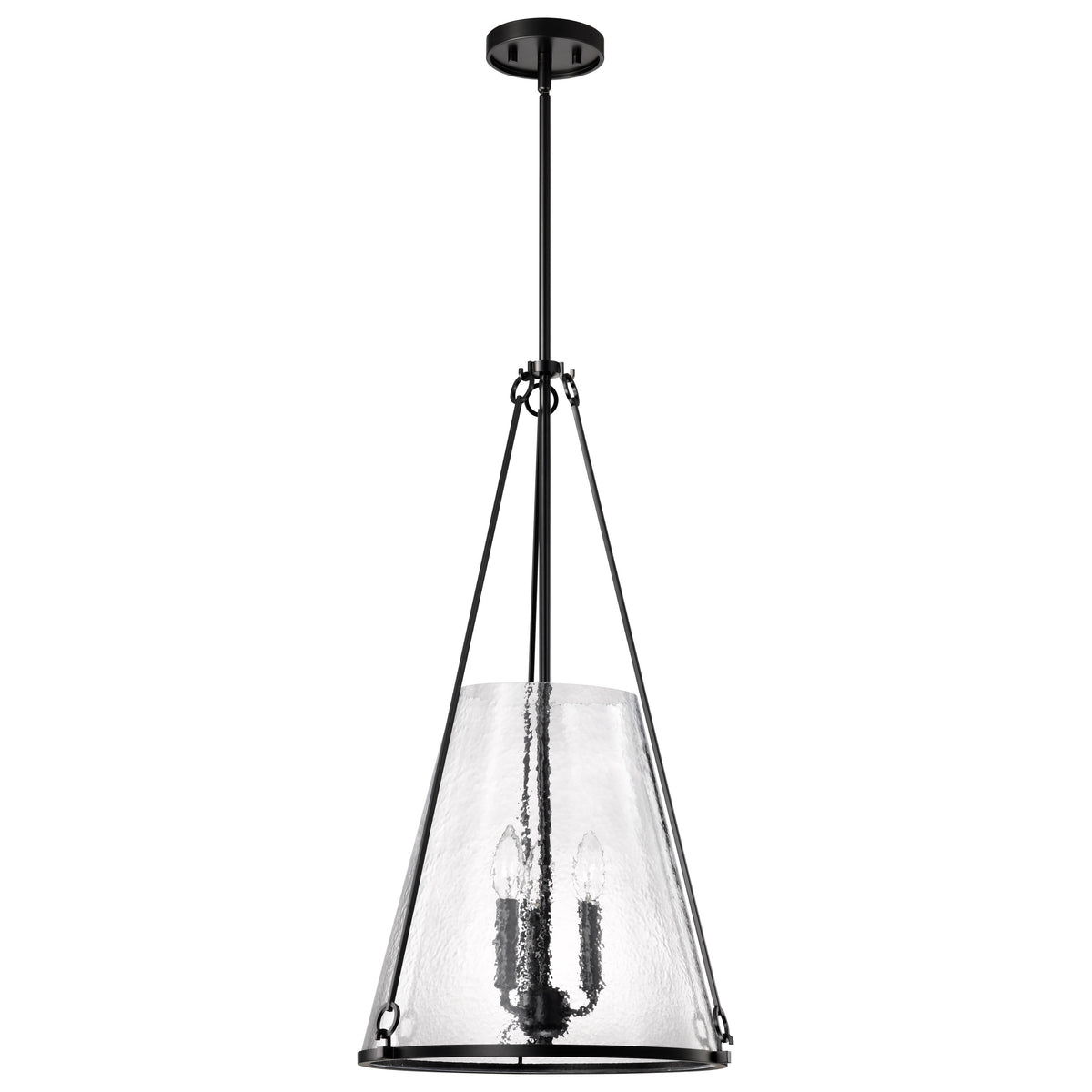 Nuvo 60-8257 Valentine, Large Pendant, Black Finish