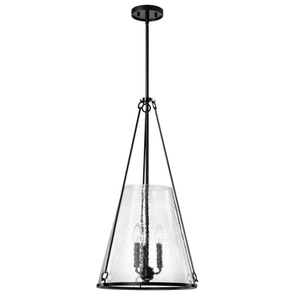 Nuvo 60-8257 Valentine, Large Pendant, Black Finish