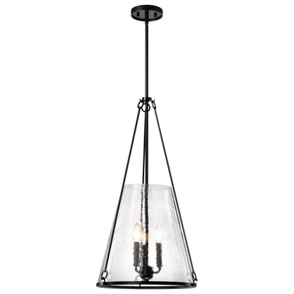 Nuvo 60-8257 Valentine, Large Pendant, Black Finish