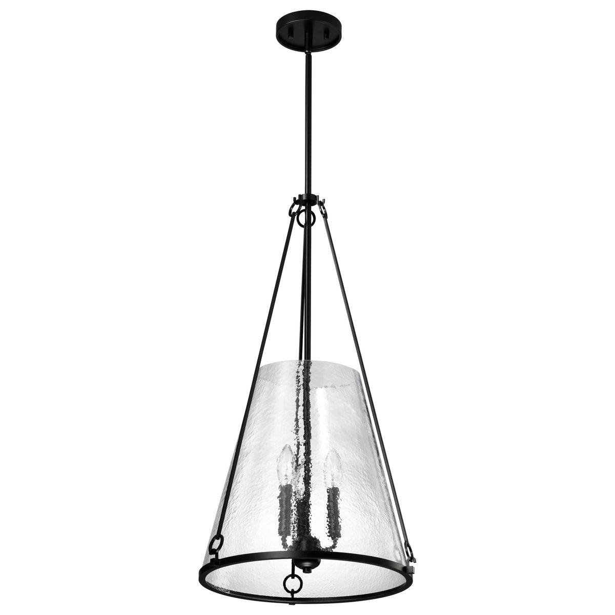 Nuvo 60-8257 Valentine, Large Pendant, Black Finish