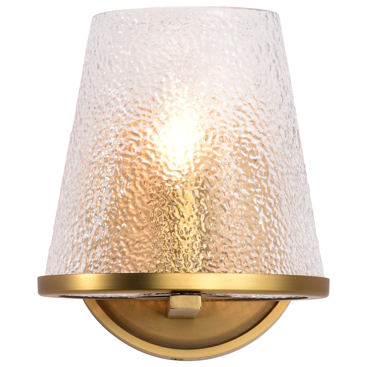 Nuvo 60-8261 Valentine, 1 Light Vanity, Vintage Brass Finish