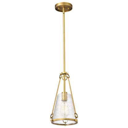 Nuvo 60-8265 Valentine, Small Pendant, Vintage Brass Finish