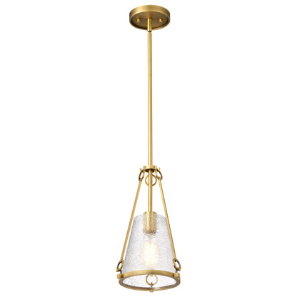 Nuvo 60-8265 Valentine, Small Pendant, Vintage Brass Finish