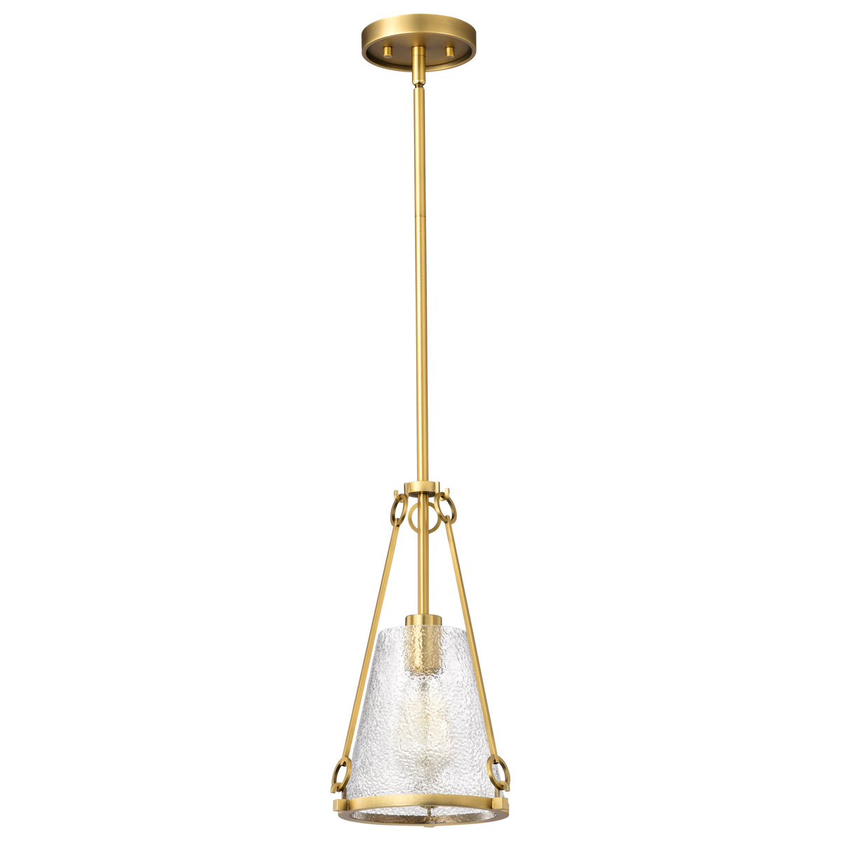 Nuvo 60-8265 Valentine, Small Pendant, Vintage Brass Finish