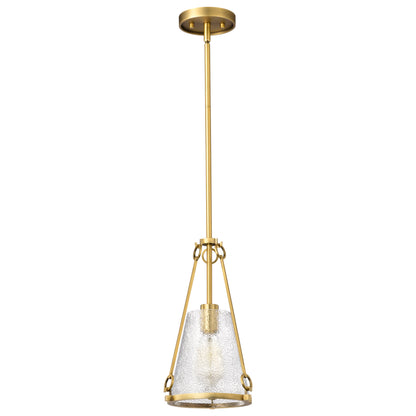 Nuvo 60-8265 Valentine, Small Pendant, Vintage Brass Finish