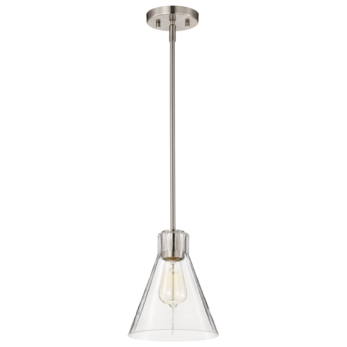Nuvo 60-8337 Gianna, Mini Pendant, Brushed Nickel Finish