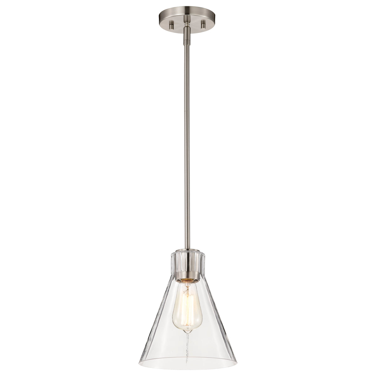 Nuvo 60-8337 Gianna, Mini Pendant, Brushed Nickel Finish