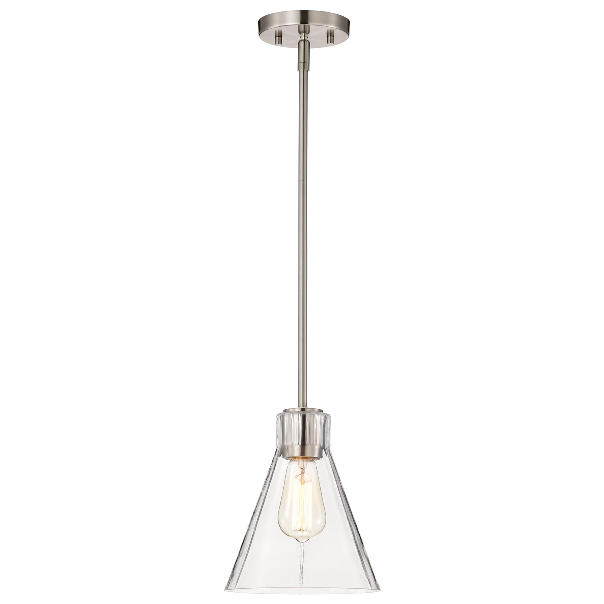 Nuvo 60-8337 Gianna, Mini Pendant, Brushed Nickel Finish