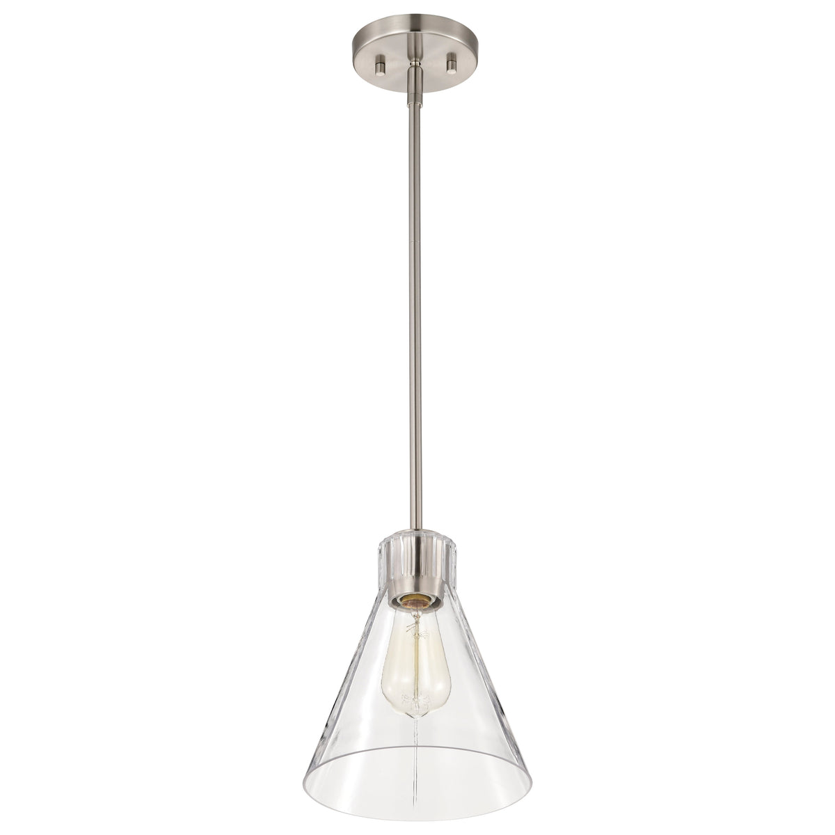 Nuvo 60-8337 Gianna, Mini Pendant, Brushed Nickel Finish