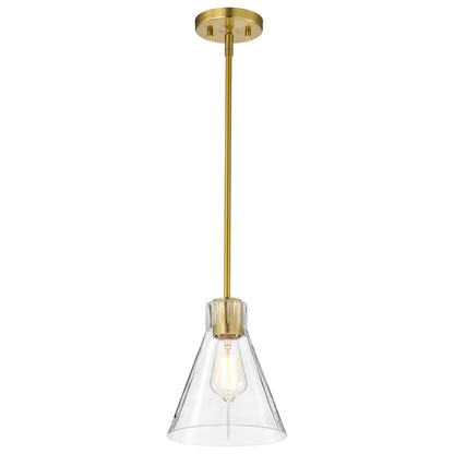 Nuvo 60-8347 Gianna, Mini Pendant, Vintage Brass Finish
