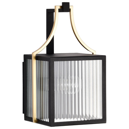 Nuvo 60-8501 Holden, Small Outdoor Lantern, Gold and Black Finish