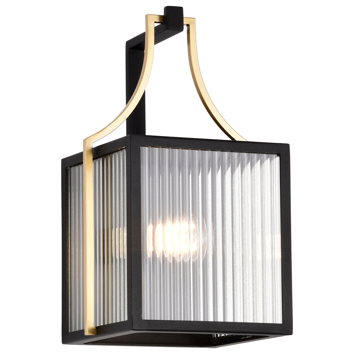 Nuvo 60-8502 Holden, Medium Outdoor Lantern, Gold and Black Finish