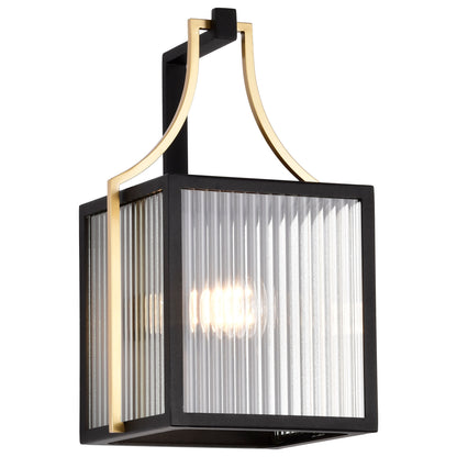 Nuvo 60-8502 Holden, Medium Outdoor Lantern, Gold and Black Finish
