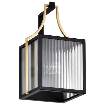 Nuvo 60-8502 Holden, Medium Outdoor Lantern, Gold and Black Finish