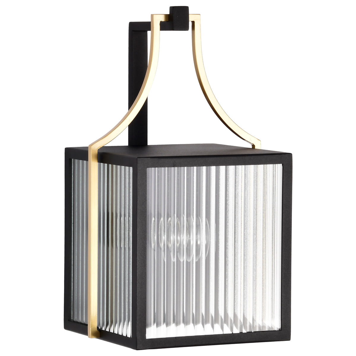 Nuvo 60-8502 Holden, Medium Outdoor Lantern, Gold and Black Finish