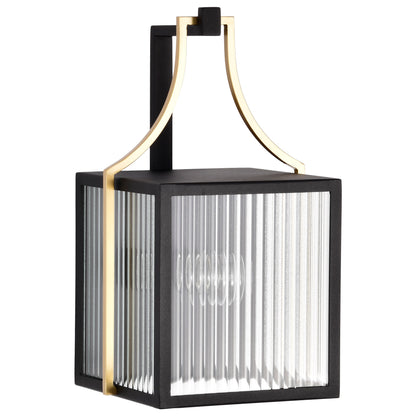 Nuvo 60-8502 Holden, Medium Outdoor Lantern, Gold and Black Finish