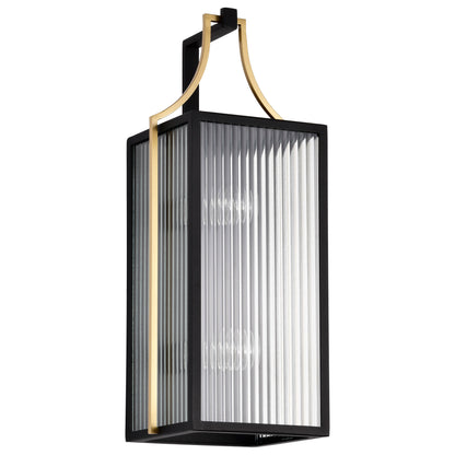 Nuvo 60-8503 Holden, Large Outdoor Lantern, Gold and Black Finish