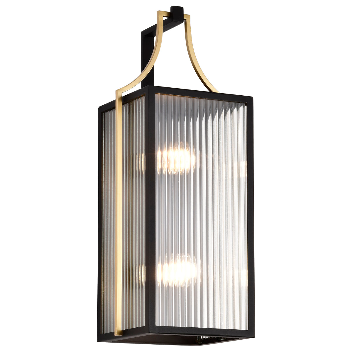 Nuvo 60-8503 Holden, Large Outdoor Lantern, Gold and Black Finish