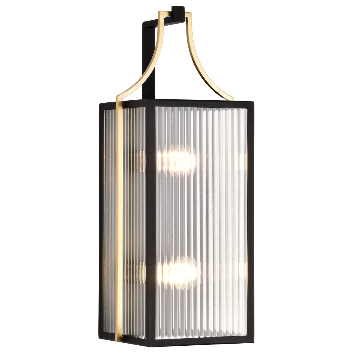Nuvo 60-8503 Holden, Large Outdoor Lantern, Gold and Black Finish