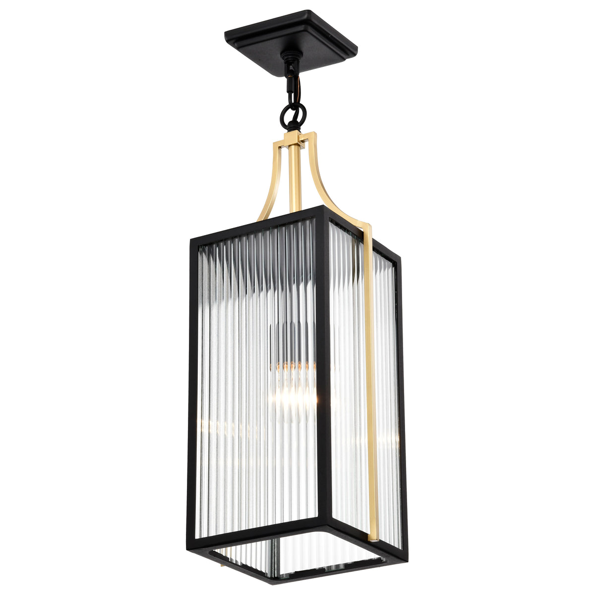 Nuvo 60-8505 Holden, Hanging Pendant, Gold and Black Finish