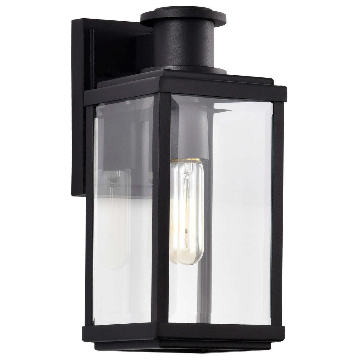 Nuvo 60-8510 Luca, Small Outdoor Lantern, Sand Black Finish