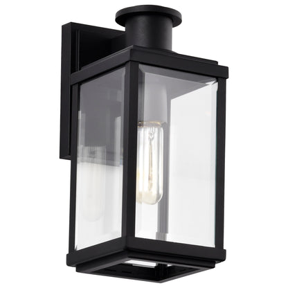 Nuvo 60-8510 Luca, Small Outdoor Lantern, Sand Black Finish