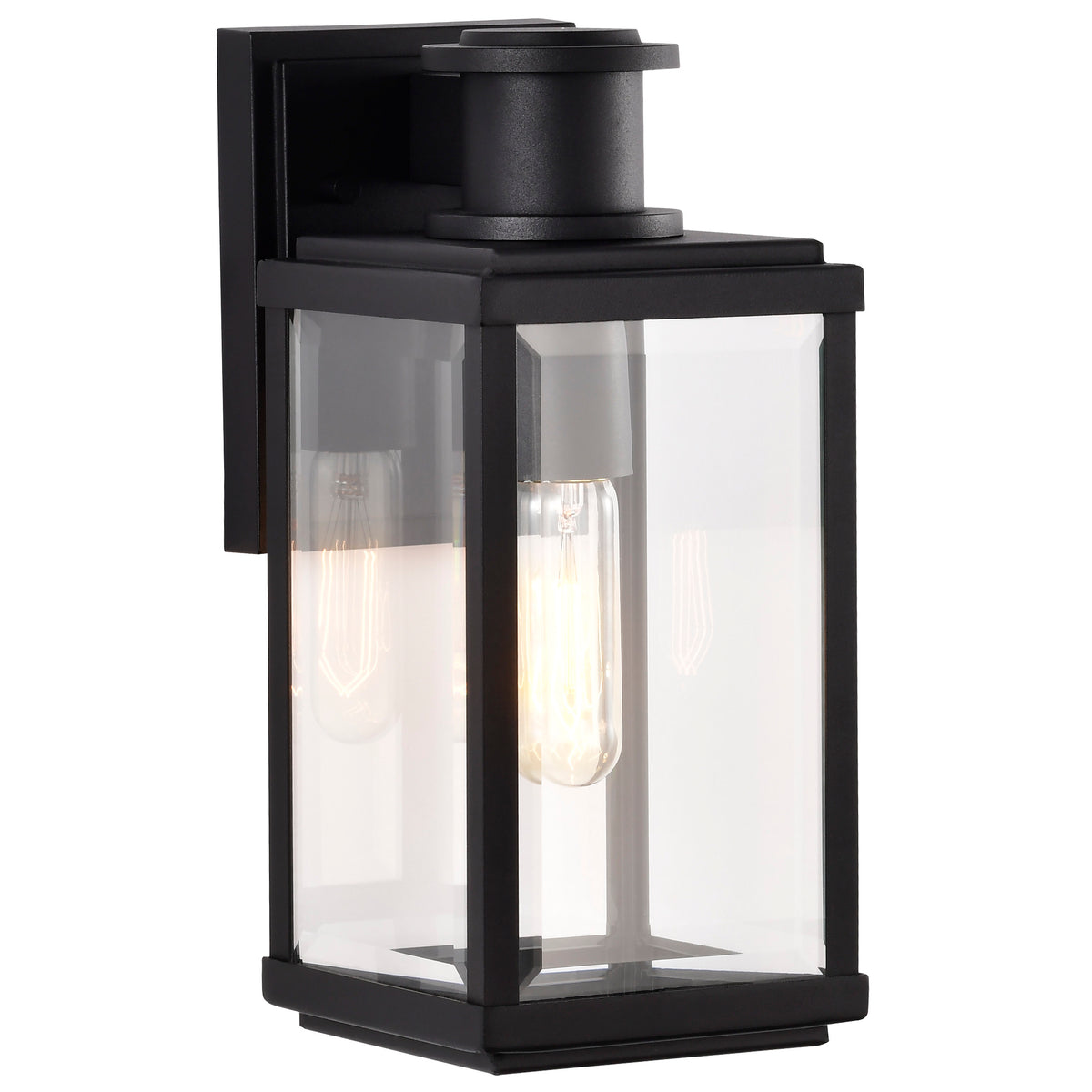 Nuvo 60-8510 Luca, Small Outdoor Lantern, Sand Black Finish
