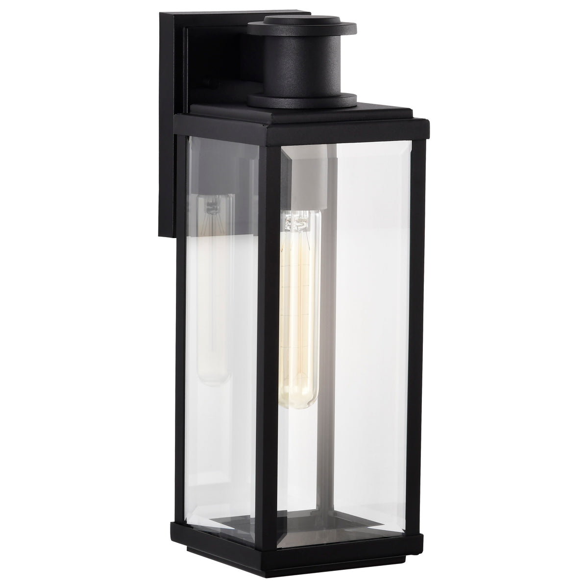 Nuvo 60-8511 Luca, Medium Outdoor Lantern, Sand Black Finish
