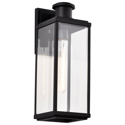 Nuvo 60-8512 Luca, Large Outdoor Lantern, Sand Black Finish