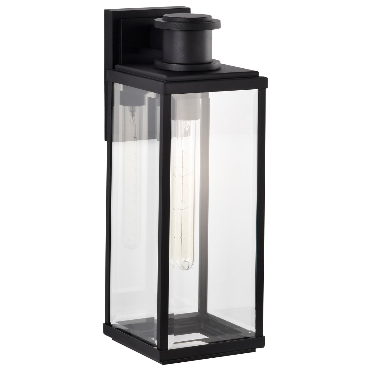 Nuvo 60-8512 Luca, Large Outdoor Lantern, Sand Black Finish