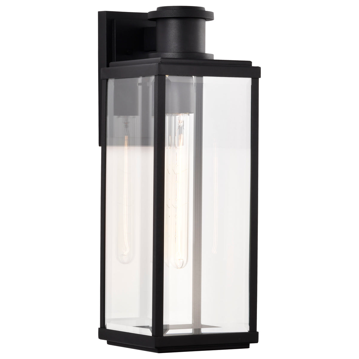 Nuvo 60-8512 Luca, Large Outdoor Lantern, Sand Black Finish